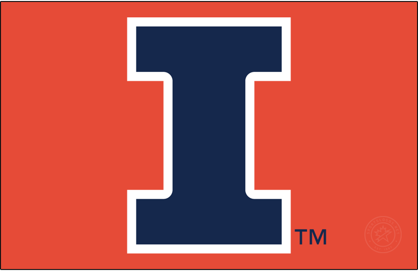 Illinois Fighting Illini 2014-Pres Primary Dark Logo v2 diy iron on heat transfer